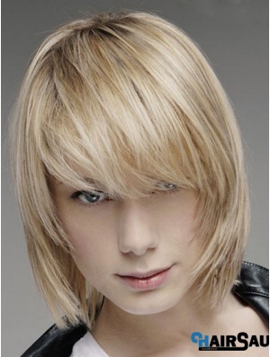 Brown Lace Front Straight Men Hand Tied And Mono Top Human Hair Wig