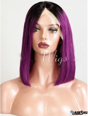 Chin Length Straight Bobs Full Lace 14 inch Amazing Black Women Wigs