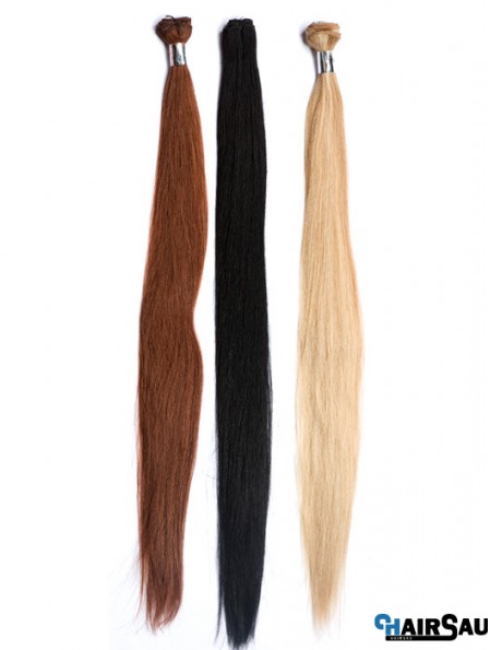 Straight Remy Human Hair Auburn Hairstyles Weft Extensions