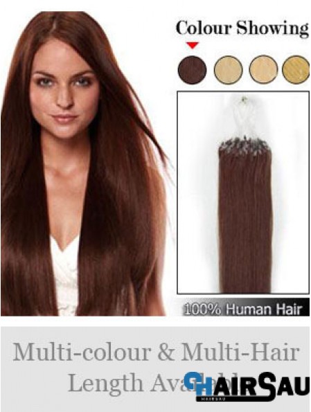 Online Auburn Straight Micro Loop Ring Hair Extensions