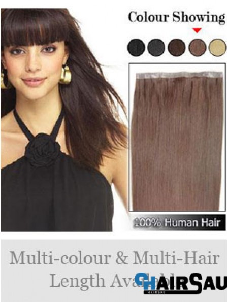 Straight Remy Human Hair Auburn Discount Weft Extensions