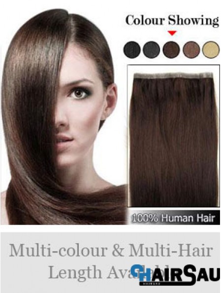 Straight Remy Human Hair Brown Cheapest Weft Extensions