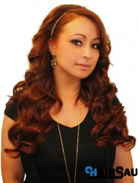 Wavy Remy Human Hair Auburn Gorgeous Weft Extensions