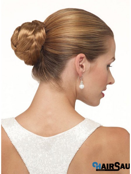 Brown Clip In Hair Buns